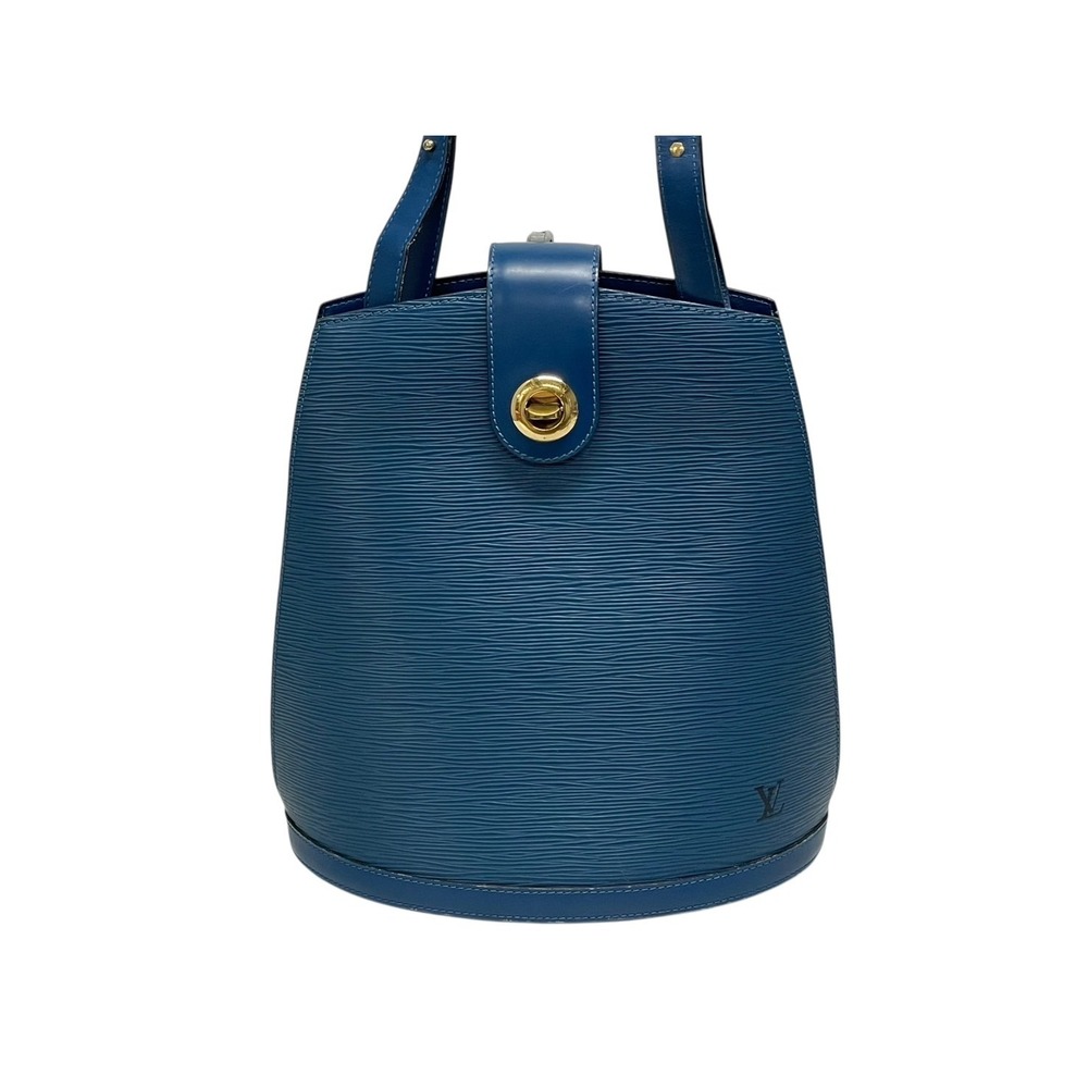 Louis Vuitton Bag Shoulder Blue Epi Cluny Leather